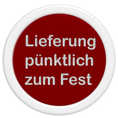 Lieferung pünktlich zum Fest