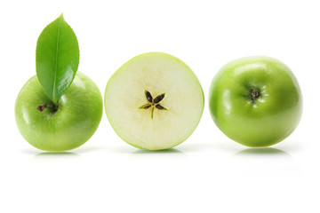 Fow of Granny Smith Apples