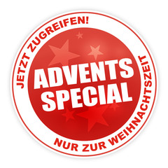 Button - Weihnachtsspecial Angebot Rabattt Weihnachten