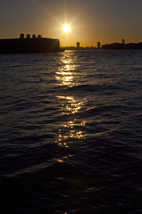 Sunset over the River Thames