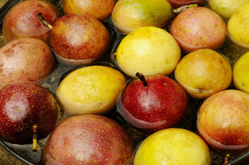 passionfruit in water