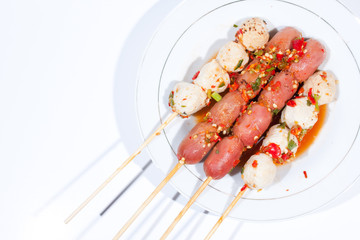 Ping Ball Pour sauce.