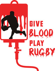 rugby player iv dextrose give blood play rugby