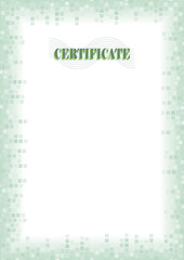 Border for diploma or certificate. A4