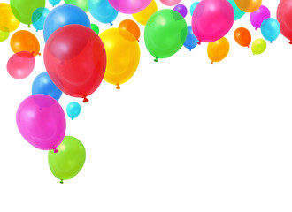 Colorful balloons - obrazy, fototapety, plakaty