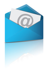 Reflecting Email Icon