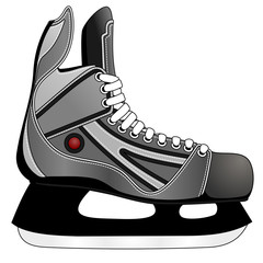 Naklejka premium Ice hockey skates