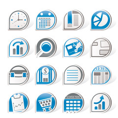 Simple Business and Office Internet Icons