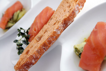 smoked salmon