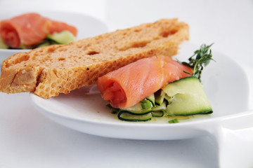 smoked salmon