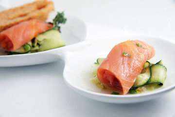 smoked salmon