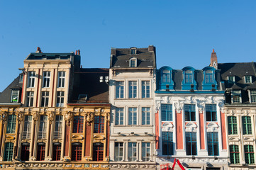 Fototapeta na wymiar Elewacji budynku, Lille