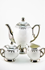Porcaline Tea Set