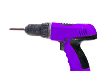 Impact driver isolated on white