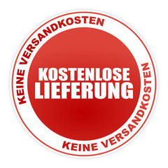 Button - Kostenlose Lieferung