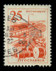 Postage stamp.