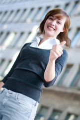 erfolgreiche Gesch&auml;ftsfrau