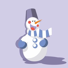 Snowman color 09