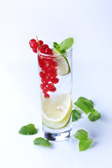 Glass of lemonade