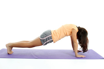 Child On White Background