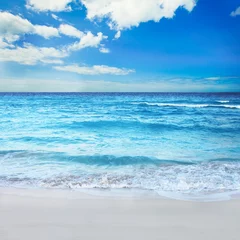 Keuken spatwand met foto Beautiful Cancun Beach Landscape © Monart Design