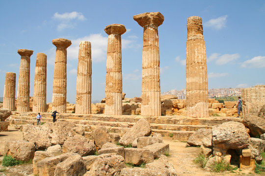 Les colonnes du temple d'Hercule