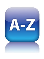 A-Z Web Button (dictionary index directory icon find search go)