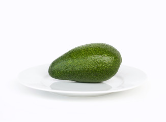 avocado on a plate