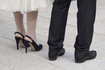 uomo e donna al matrimonio