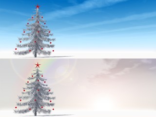 High resolution 3D Christmas tree