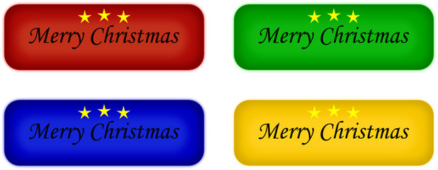 Buttonset Merry Christmas