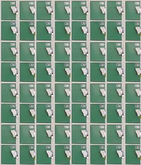 Naklejka premium Coin Lockers