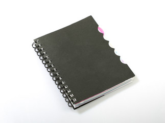 recycle paper notebook right page