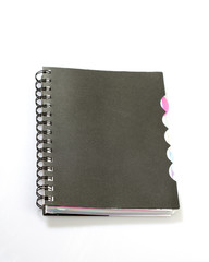 recycle paper notebook right page