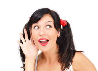 surprised girl