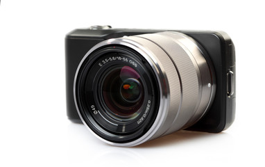 Fototapeta premium Black digital camera