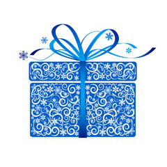 Stylized gift - vector