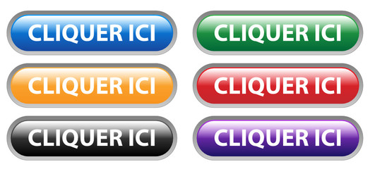 Série de Boutons Web CLIQUER ICI (souris clic connexion accès)