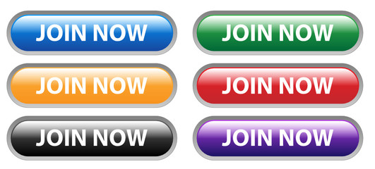 Fototapeta premium JOIN NOW Web Buttons Set (register subscribe sign up free apply)