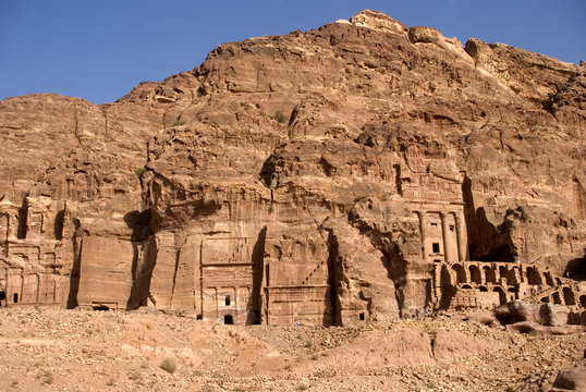 Royal tombs, Petra, Jordan