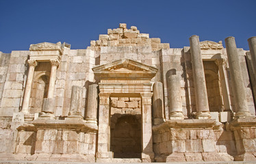 Obraz premium Southern theatre, Jerash, Jordan
