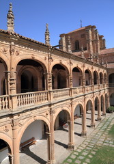 Fototapeta premium cloisters, Archbishop Fonseca College, Salamanca,