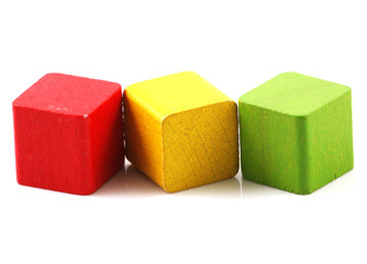 Wooden building blocks