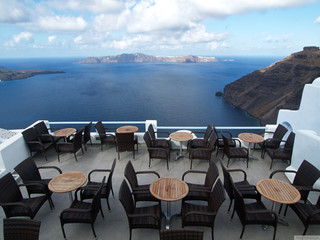 Santorini cafe