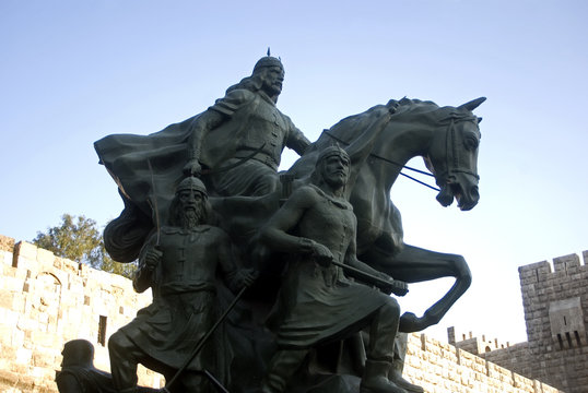 Saladdin Statue, Damascus, Syria