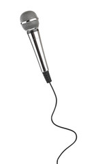 Obraz premium Microphone and cable