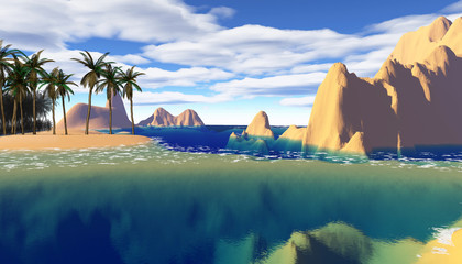 tropical landscape