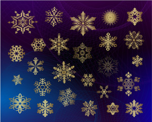Winter background vector