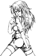 Manga girl