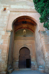 Fototapeta na wymiar giardino castello alhambra Granada spagna 2010